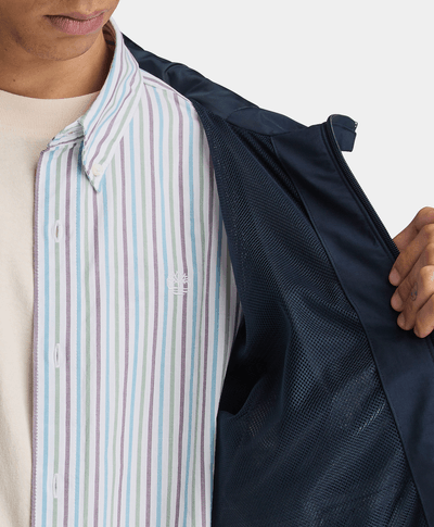 Chamarra Shell Impermeable Waterproof Para Hombre, Azul