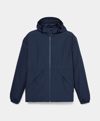 Chamarra Shell Impermeable Waterproof Para Hombre, Azul