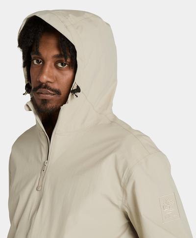 Chamarra Shell Impermeable Waterproof Para Hombre, Beige