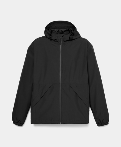 Chamarra Shell Impermeable Waterproof Para Hombre, Negro