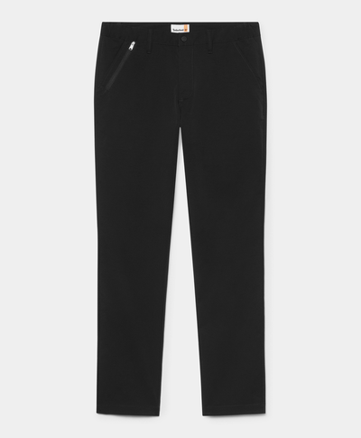 Pantalón Active Relaxed Tapered Fit Para Hombre, Negro