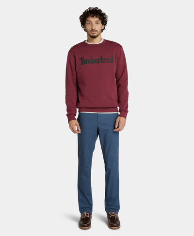 Pantalón Chino De Twill Slim Fit Para Hombre, Azul