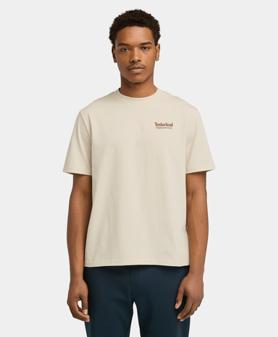 Playera Para Hombre Rugged Active Gear Back Graphic, Beige