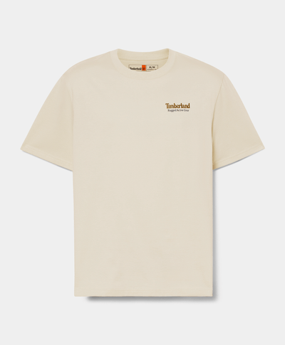 Playera Para Hombre Rugged Active Gear Back Graphic, Beige