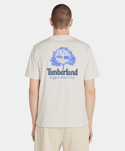 Playera Para Hombre Rugged Active Gear Back Graphic, Beige
