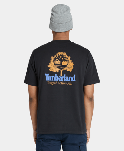 Playera Para Hombre Rugged Active Gear Back Graphic, Negro