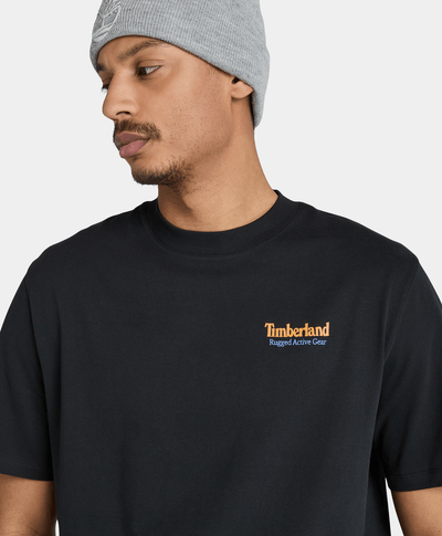 Playera Para Hombre Rugged Active Gear Back Graphic, Negro