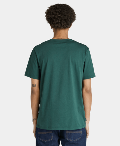Playera Regular Fit Con Logo Grafico Para Hombre, Verde