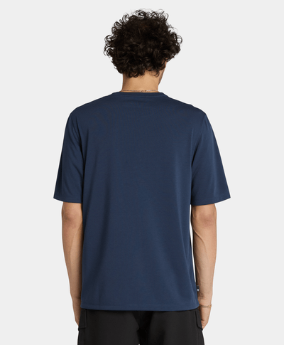 Playera Regular Fit Con Protección Uv Para Hombre, Azul