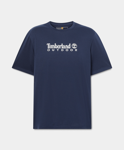 Playera Regular Fit Con Protección Uv Para Hombre, Azul