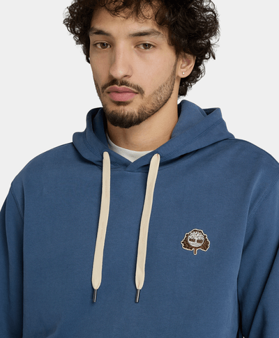 Sudadera Authentic Fit Con Parche Bordado Para Hombre, Azul