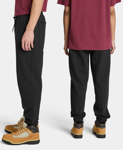 Sweatpants Con Logo De Silicona Unisex, Negro