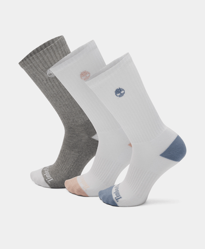 3-Pack Calcetínes Crew Cushion Para Mujer, Multicolor