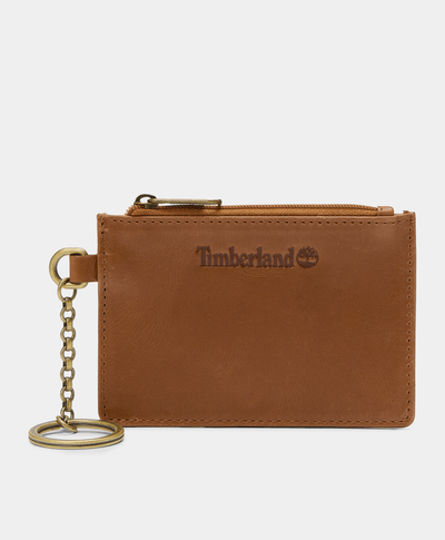 Tarjetero Con Llavero Unisex, Café