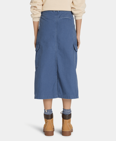 Falda Estilo Cargo Para Mujer, Azul