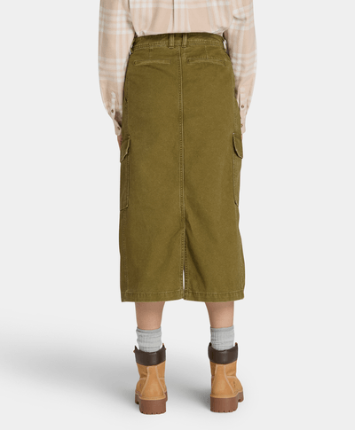 Falda Estilo Cargo Para Mujer, Verde