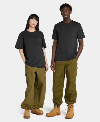 Playera Authentic Fit Con Logo De Silicon Unisex, Negro