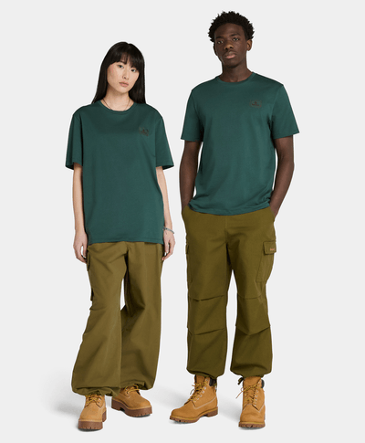 Playera Authentic Fit Con Logo De Silicon Unisex, Verde