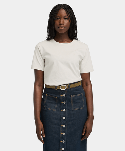 Playera Regular Fit Para Mujer, Beige