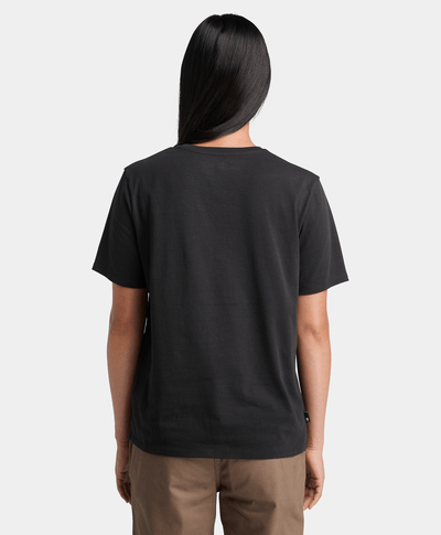 Playera Regular Fit Para Mujer, Negro