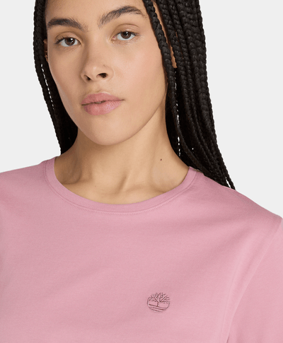Playera Regular Fit Para Mujer, Rosa