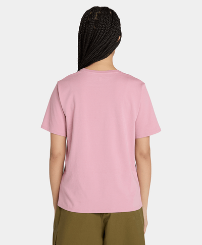 Playera Regular Fit Para Mujer, Rosa