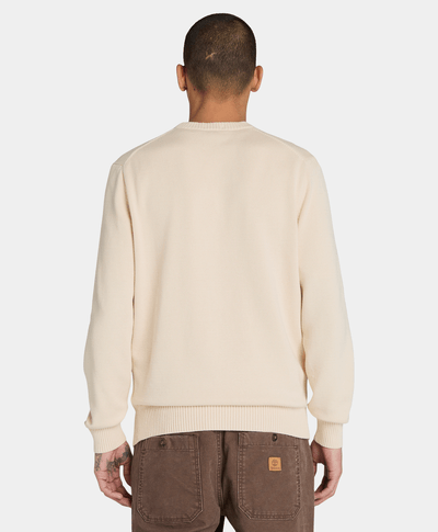 Suéter Regular Fit Para Hombre, Beige