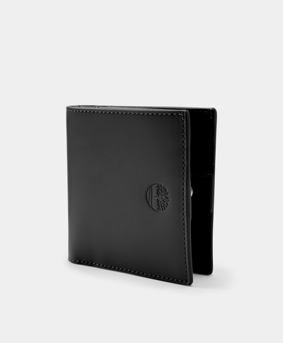 Cartera Truckerman De Piel Lisa Para Mujer, Negro