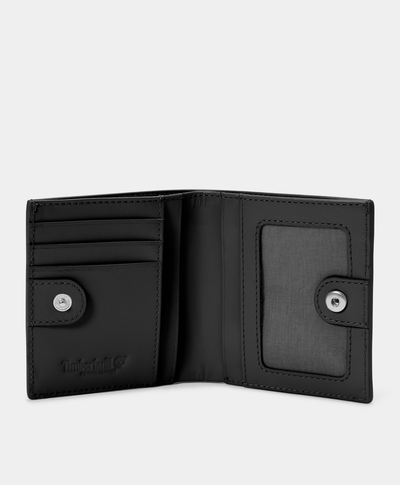 Cartera Truckerman De Piel Lisa Para Mujer, Negro