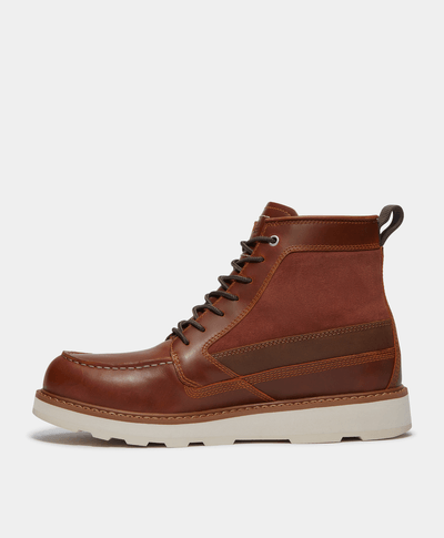 Botas Britton Mills Mid Para Hombre, Café