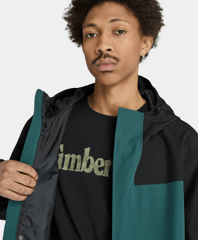 Chamarra Shell Water Resistant Regular Fit Para Hombre, Negro