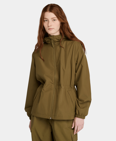 Chamarra Water Resistant Para Mujer, Verde