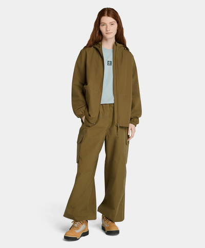 Chamarra Water Resistant Para Mujer, Verde