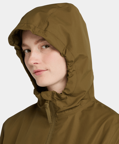 Chamarra Water Resistant Para Mujer, Verde