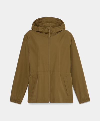 Chamarra Water Resistant Para Mujer, Verde