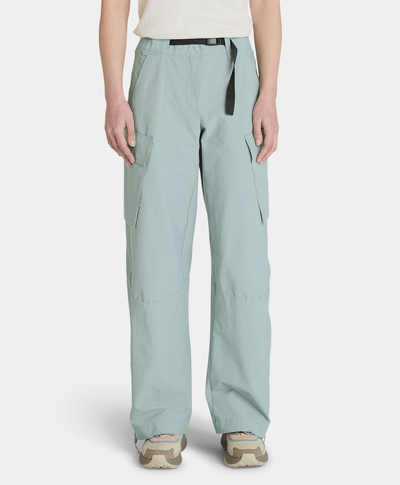 Pantalones De Senderismo Straght Fit Para Mujer, Verde