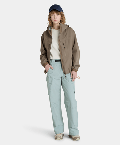 Pantalones De Senderismo Straght Fit Para Mujer, Verde