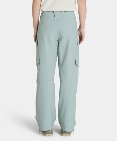Pantalones De Senderismo Straght Fit Para Mujer, Verde