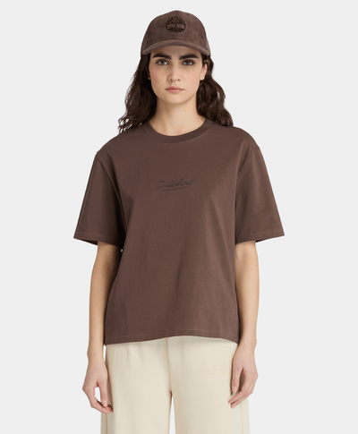 Playera Comfortt Relaxed Fit Para Mujer, Café
