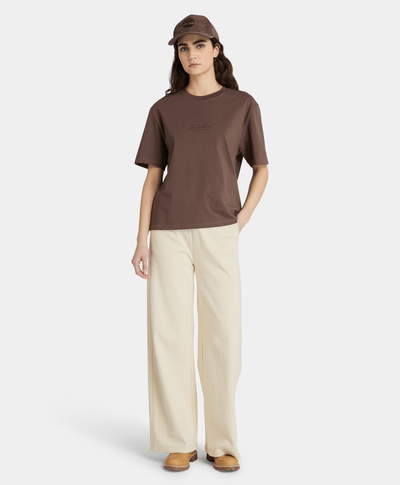 Playera Comfortt Relaxed Fit Para Mujer, Café