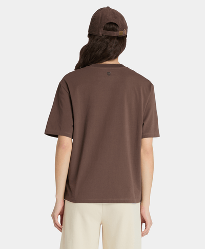Playera Comfortt Relaxed Fit Para Mujer, Café