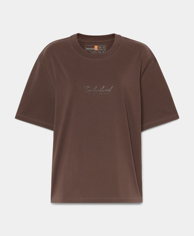 Playera Comfortt Relaxed Fit Para Mujer, Café