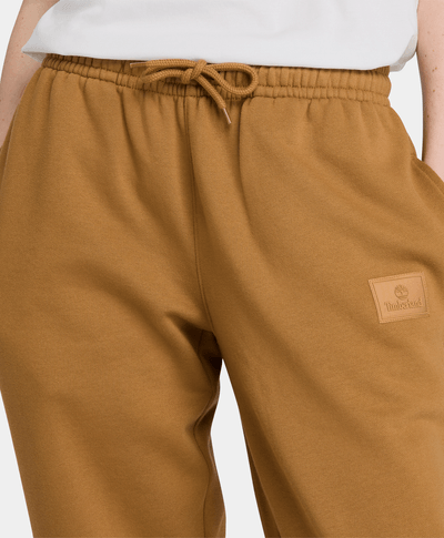 Sweatpants Con Logo De Silicona Unisex, Amarillo
