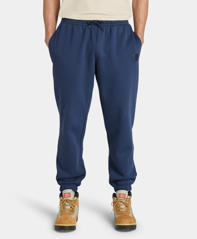 Sweatpants Con Logo De Silicona Unisex, Azul
