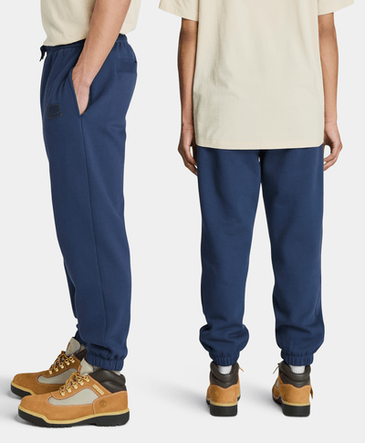 Sweatpants Con Logo De Silicona Unisex, Azul