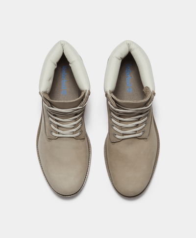 Botas Timberland Premium 6 Inch Waterproof Para Hombre, Gris