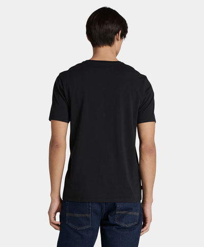 Playera Con Grafico Para Hombre, Negro