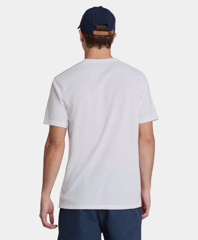 Playera Secado Rápido Quick Dry Regular Fit Para Hombre, Blanco