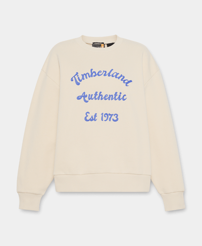 Sudadera Relaxed Fit Para Mujer, Beige