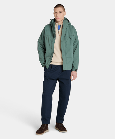 Suéter Texturizado Wr Regular Fit Con Cierre De 1/4 Para Hombre, Beige